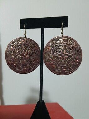 Bohomiem Style Antique Finish Dangle Drop Earrings For Women Fashion Jewelry 2"